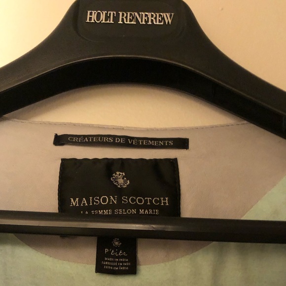 Maison Scotch mint leather jacket - Picture 10 of 16